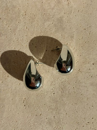 Silver Teardrop Earrings