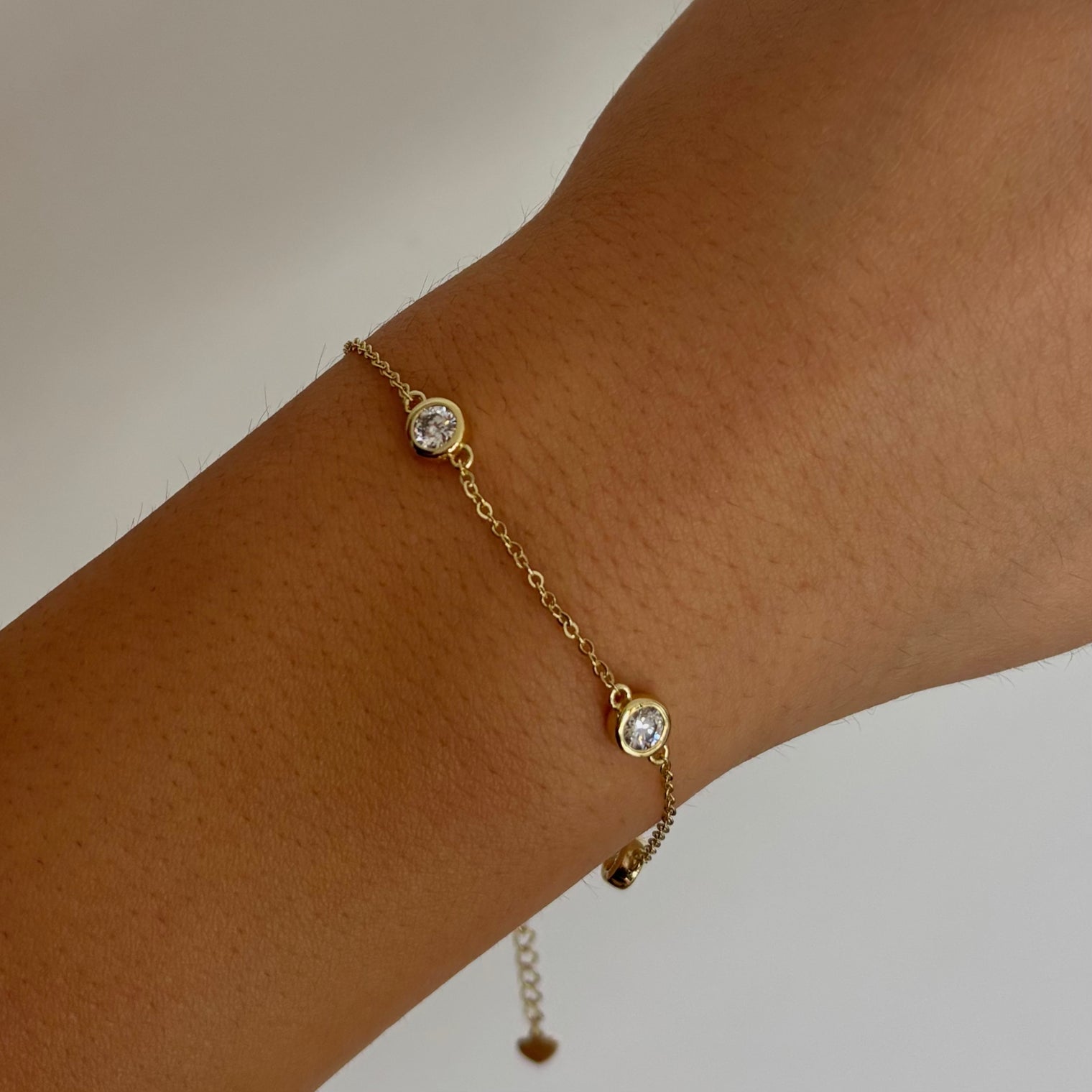 Gold Tia Moissanite Bracelet